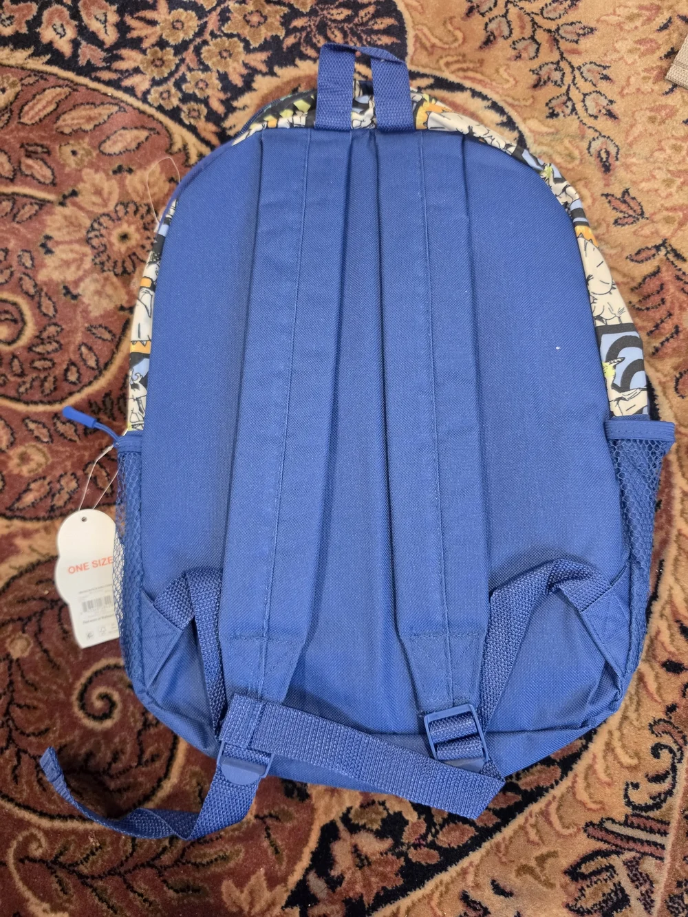 Wonder Nation Kids Blue Dinosaur Print Backpack